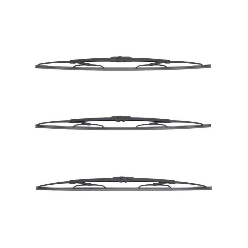 Audi Windshield Wiper Blade Set - Front and Rear 200955422 - Bosch MicroEdge 4178435KIT